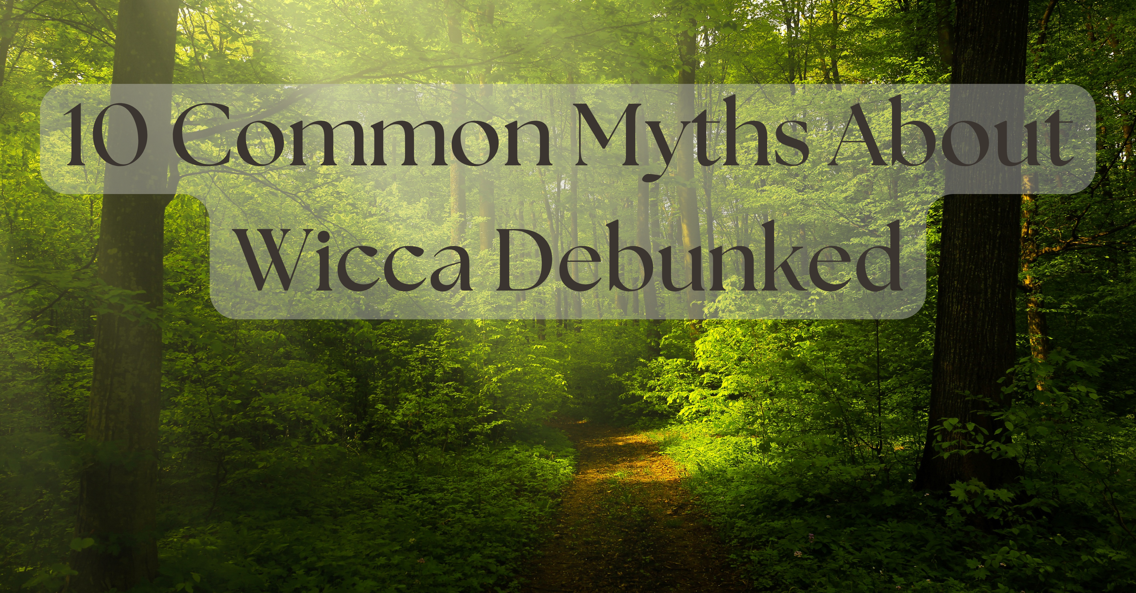 10 Common Myths About Wicca Debunked